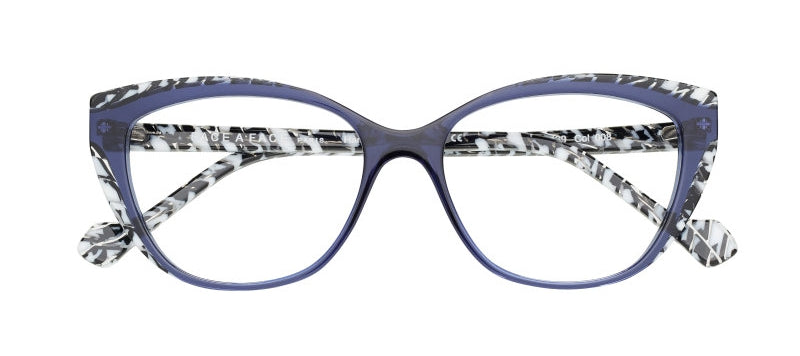 Lunettes FACE A FACE Paris JADDE 2 – Monture Yeux Bleu Marron 52-15-139 – Occasion Parfait état
